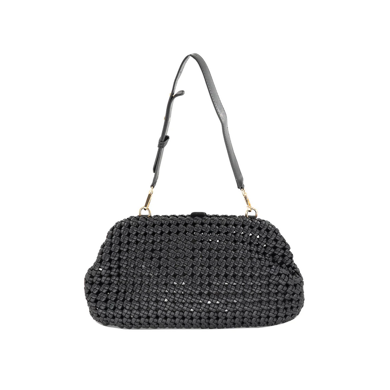 Weave clutch bag hot sale