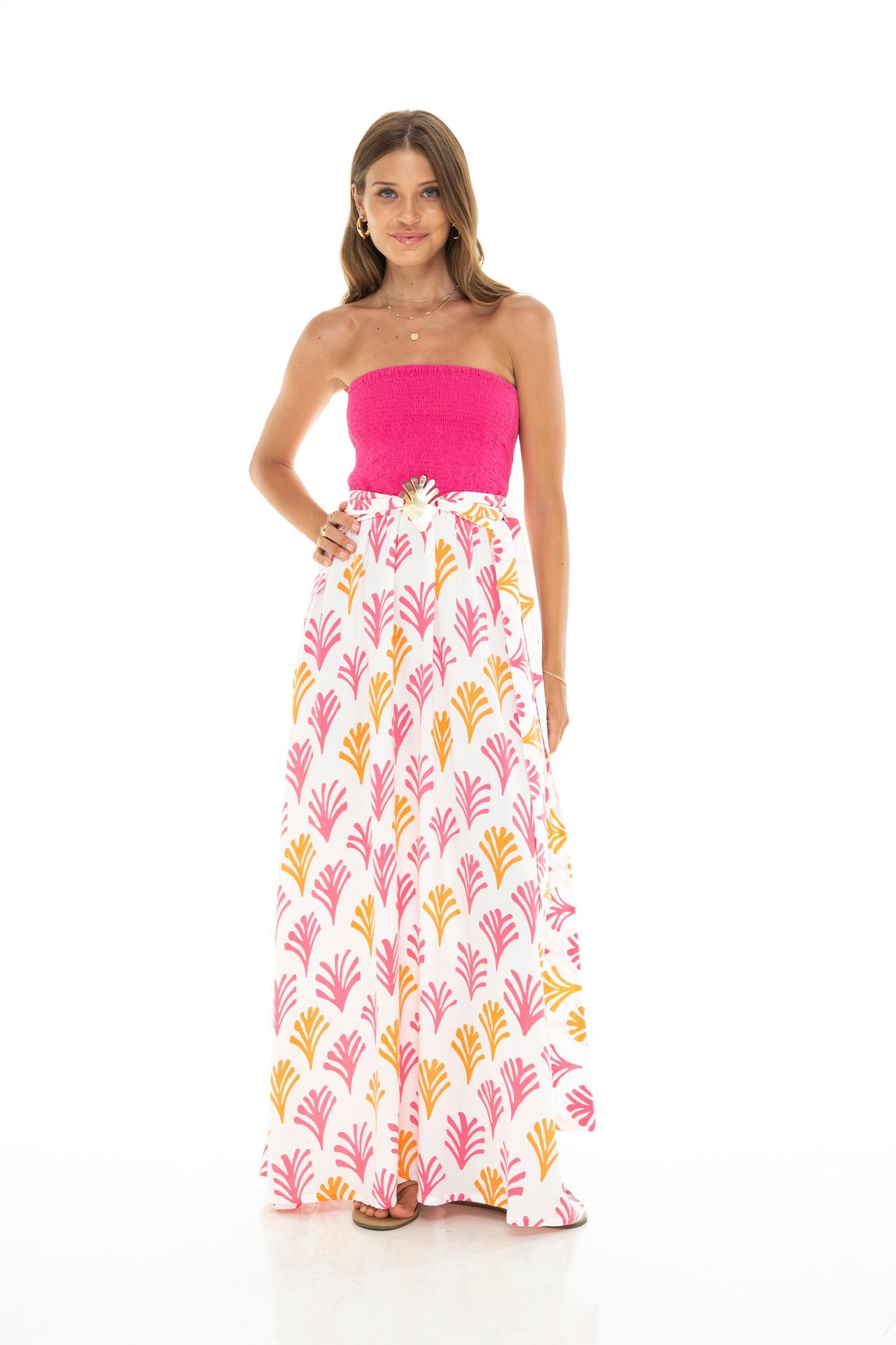 Pink Seaweed New Maxi Dress