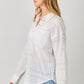 Ivory Button Down Textured Gauze Shirt