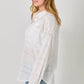 Ivory Button Down Textured Gauze Shirt