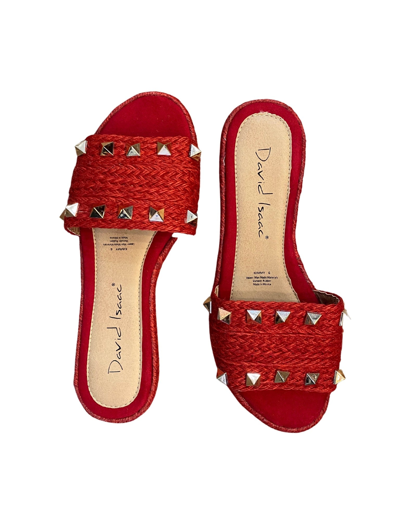 Alaïa // Red Studded Gladiator Sandal – VSP Consignment