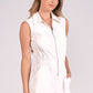 Elan Collared Sleeveless Romper