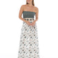 Skemo Floral Tube Top Maxi Dress