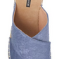 Darline Blue Woven Wedge