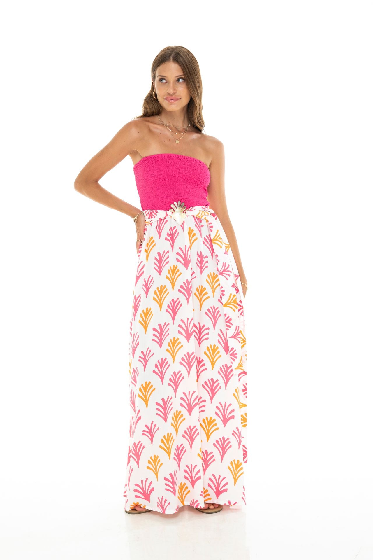 Pink Seaweed New Maxi Dress